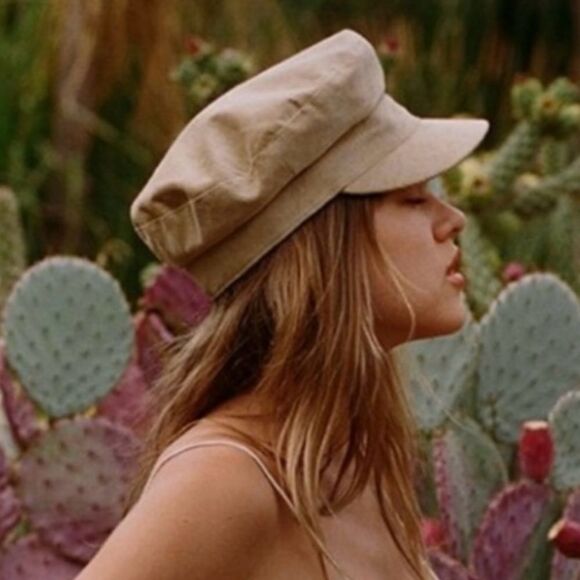 Lack Of Color Beige Newsboy Cap - Picture 1 of 10